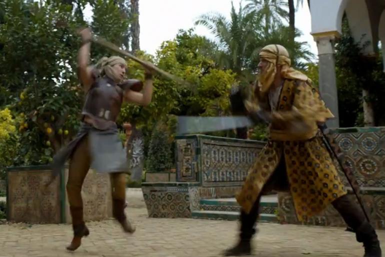 game-thrones-jaime-bronn-sand-snakes-fight