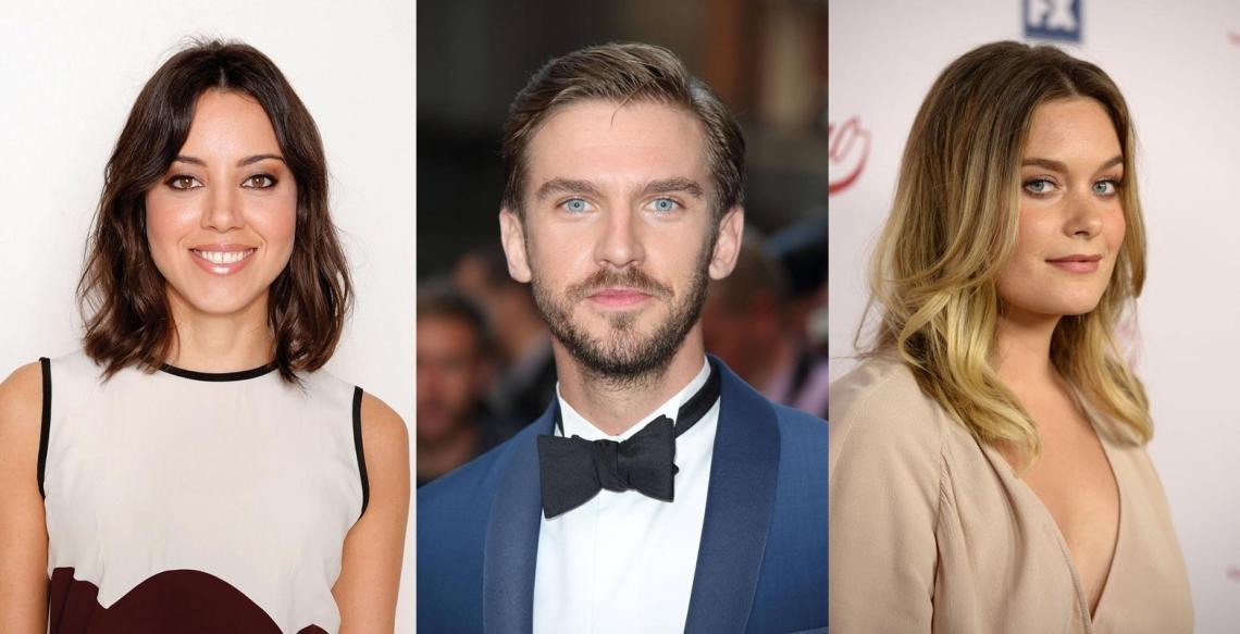 Aubrey Plaza, Dan Stevens y Rachel Keller.