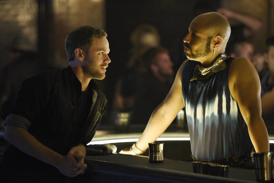 Aaron Ashmore and Thom Allison (Photo by: Steve Wilkie/Temple Street Releasing Limited/Syfy)